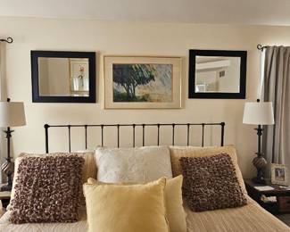 King Tempur-Pedic bed and headboard