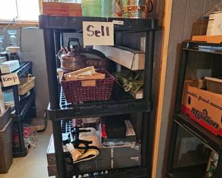  Lots of Shelving for organizing 