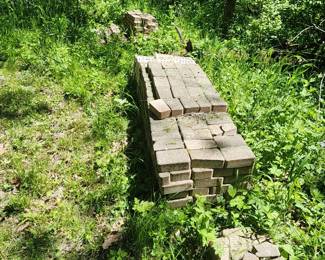 Pavers and brick, DIY firepit