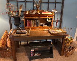 Window pane stays with home. But check out that barrister bookcase!