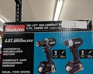 Makita 18V LXT Sub-Compact Cordless Brushless 2 Tool Combo Kit