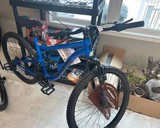 Mongoose Limestone Full Suspension Mountain Bike, 26 Inch Wheel