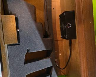 Hidden gun shelf 