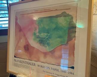 Helen Frankenthaler Signed Poster