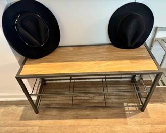 Hat racks are out.  Get a new hat bench.
