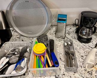 Pizza pan and coffee pot.  That covers it for me.