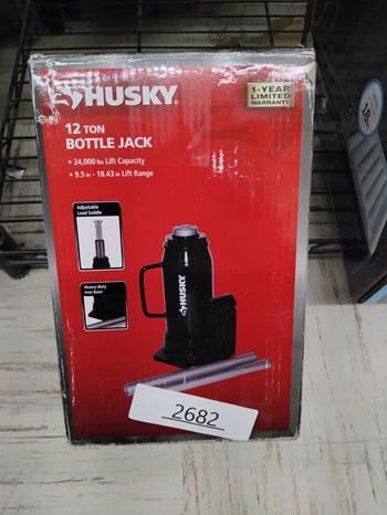 12-Ton Hydraulic Bottle Jack