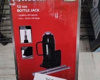 12-Ton Hydraulic Bottle Jack
