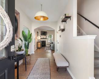 Entry Bench, Shelving
