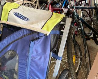 Bikes and bike baby carrier adapter