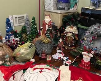 Vintage Christmas decor and newer