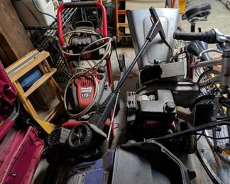 Snow blower, lawn mower & more!