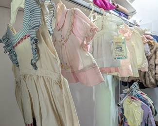 Vintage girls clothes