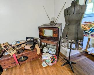 RCA Victor TV & industrial, adjustable dress form