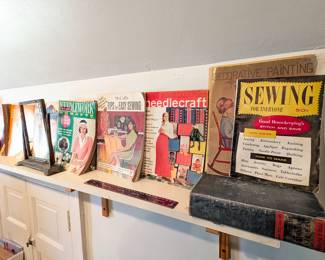 Vintage craft, decor & sewing magazines