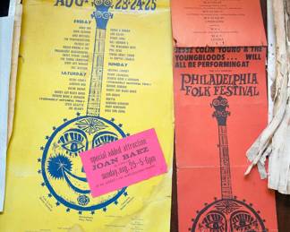 Vintage Philadelphia Folk Fest Posters