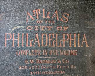 Full Philadelphia Atlas 1800s