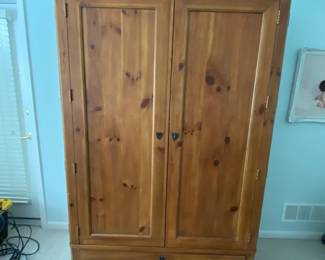 Solid Pine Armoire