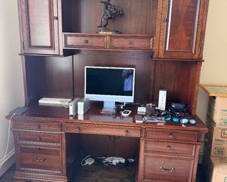 Desk, sunglasses