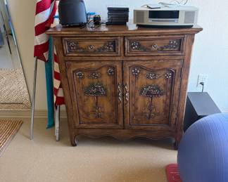 Drexel Heritage hand painted cabinet