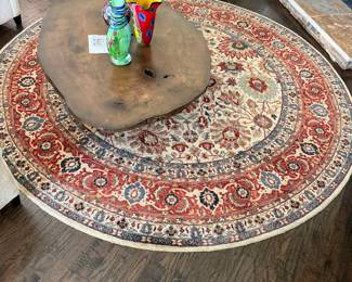 Large round rug