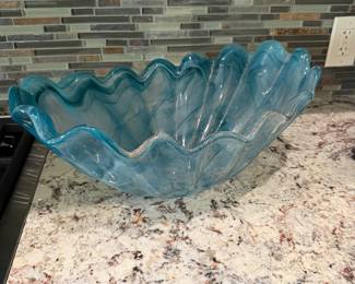 Blue Art Glass bowl