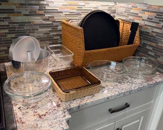 Metal and glass bakeware