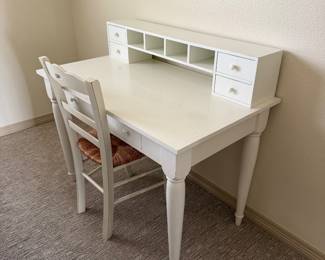 Desk and chair