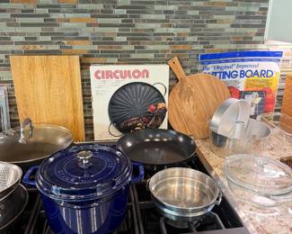 Cookware incl Staub and Circulon