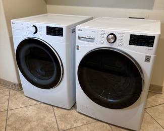 LG washer and dryer