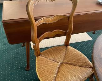 2 chairs, 2 with arms.