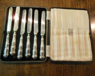 set of sterling Knives