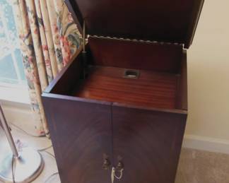 stereo and record case
