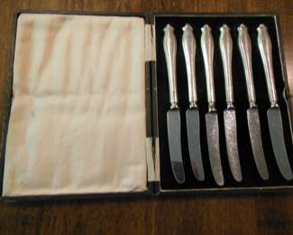 Set of Sterling Knives