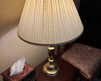 brass lamp