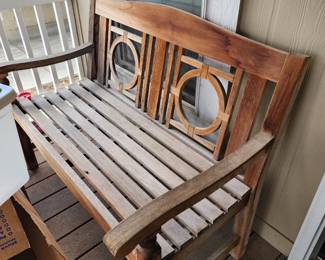 Patio bench teakwood 