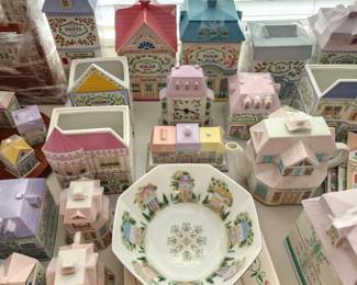 Lenox Village Canisters