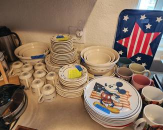 Vintage Disney dishes, Longaberger 