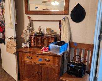 Wood dresser 