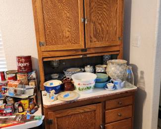 Seller's Hoosier baking cabinet 