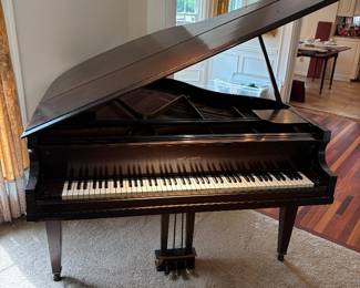 Gorgeous Chase + Baker Baby Grand Piano ca. Early 1900s | This wonderful piano is available for presale! Please inquire for details