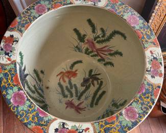 Chinese Koi Fish Bowl