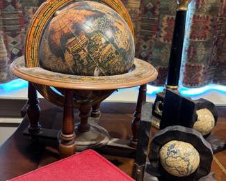 Vintage Globe Decor