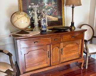 Antique Solid Wood Sideboard