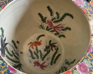 Chinese Koi Fish Bowl