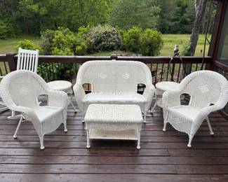 Hampton Bay Plastic Wicker Outdoor Furniture