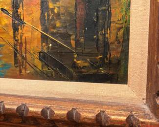Framed Original Oil Painting