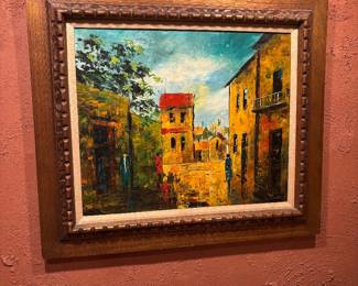 Framed Original Oil Painting