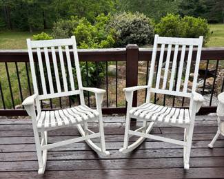 Pair Rocking Chairs