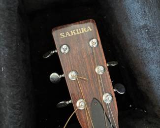 Sakura Acoustic Guitar
